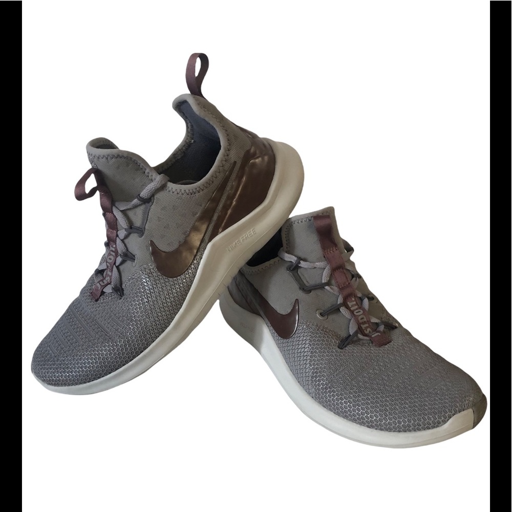 Nike Free TR 8 LM Silver Mauve Training Running Shoes AH8803-002 Womens Size 7